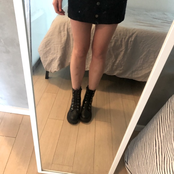 Women's combat boots - Picture 3 of 3